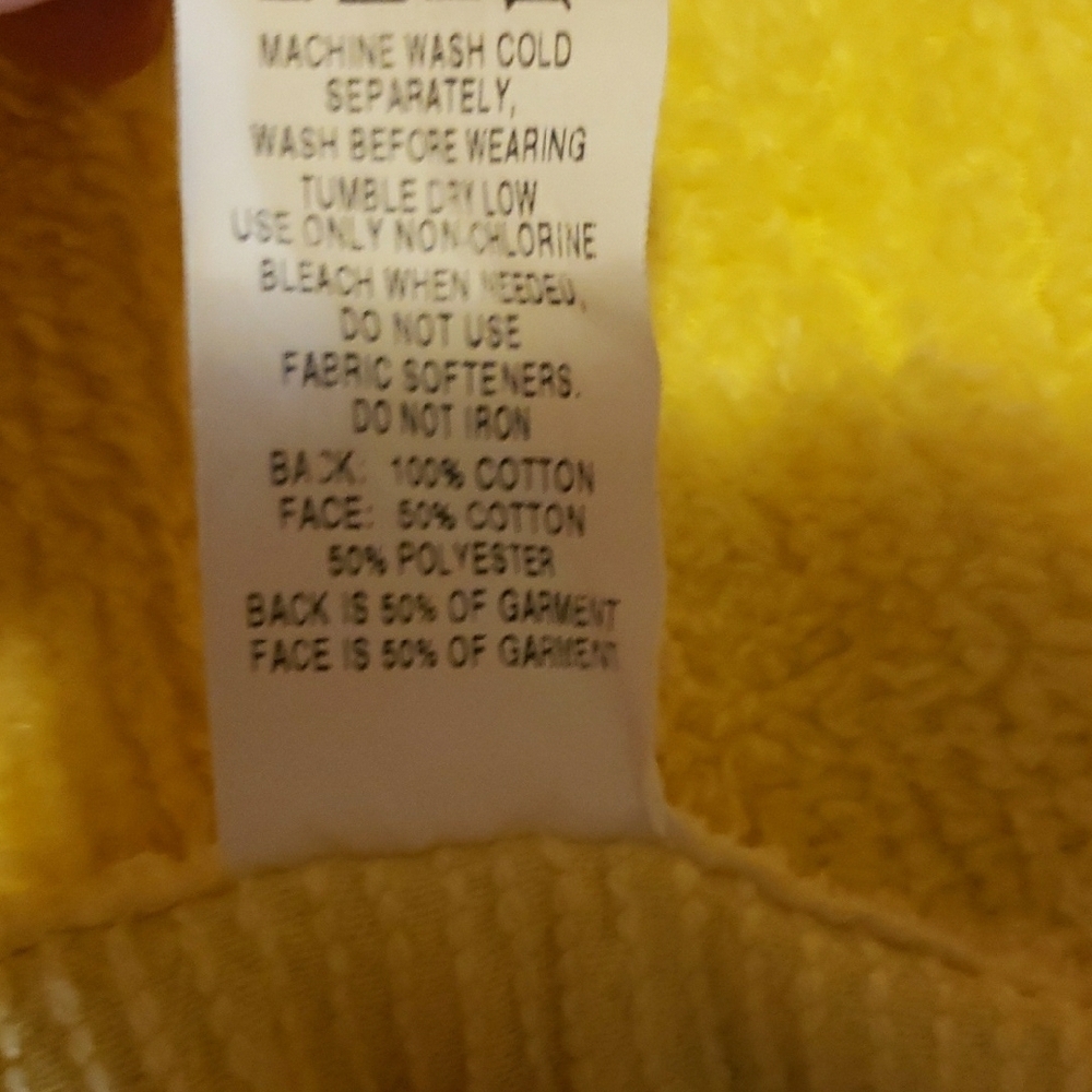 Stan Hernan Yellow Zip-Up Terry Cloth Robe - Picture 7 of 7